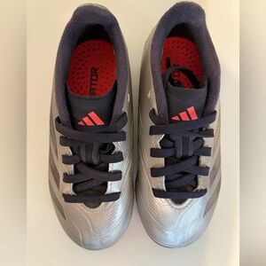 Adidas Predator Cleats with Black and Pink Soles